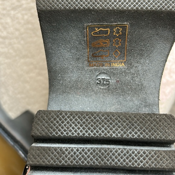 Free People Chunky Decker Loafer in Olive Green Learher 37.5/7.5 NWOB - Picture 7 of 10